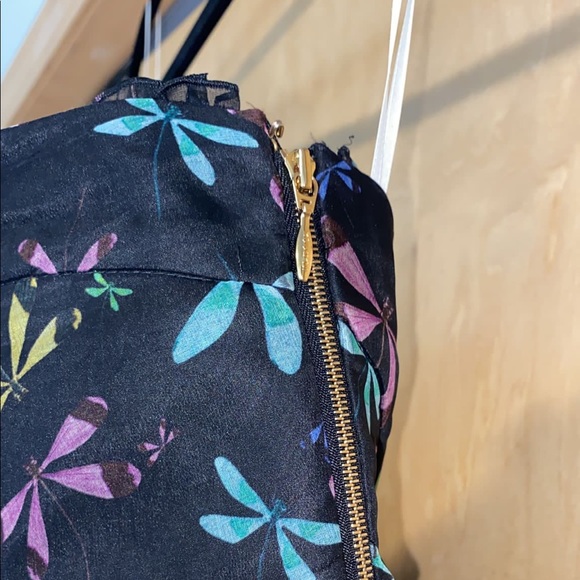 ROCHAS Strapless long dress - dragon fly pattern - Picture 12 of 16